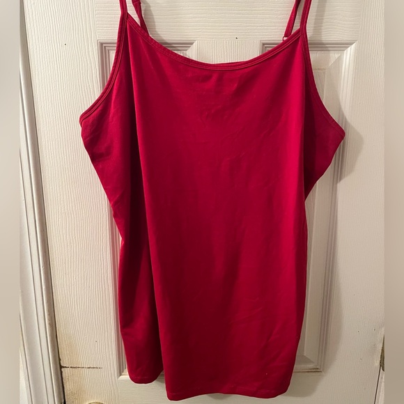 Terra & Sky Tops - 1X Terra & Sky Vibrant Red Tank Top